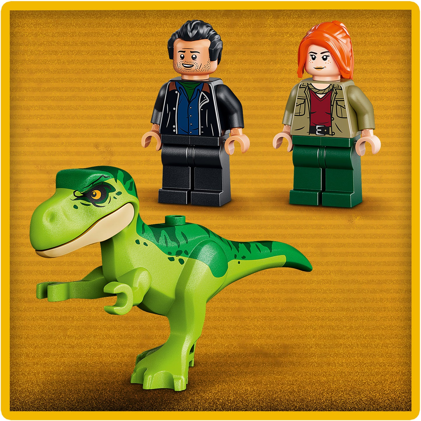 LEGO Jurassic World Jonge T. Rex Transporttruck - Speelgoed Dinosaurus voor Kinderen - Bouwpakket met T. Rex Figuur, 2 Minifiguren en Terreinwagen - Cadeau voor Jongens en Meisjes vanaf 4 Jaar 77978