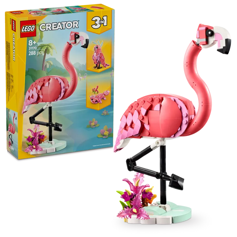 LEGO Wild Animals Pink Flamingo 31170 Creator