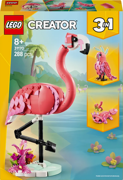 LEGO Wild Animals Pink Flamingo 31170 Creator