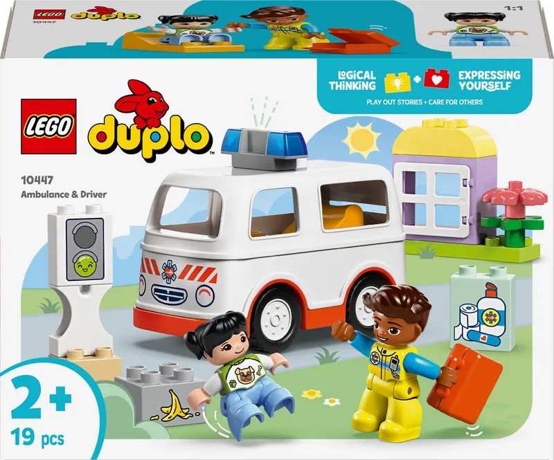 LEGO Ambulance with Driver 10447 DUPLO (Pre-Order: January 2025)