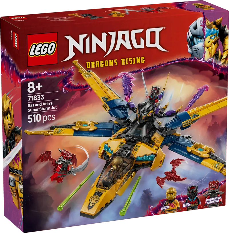 LEGO Ras &amp; Arin's Super Storm Plane 71833 Ninjago (Pre-Order: January)