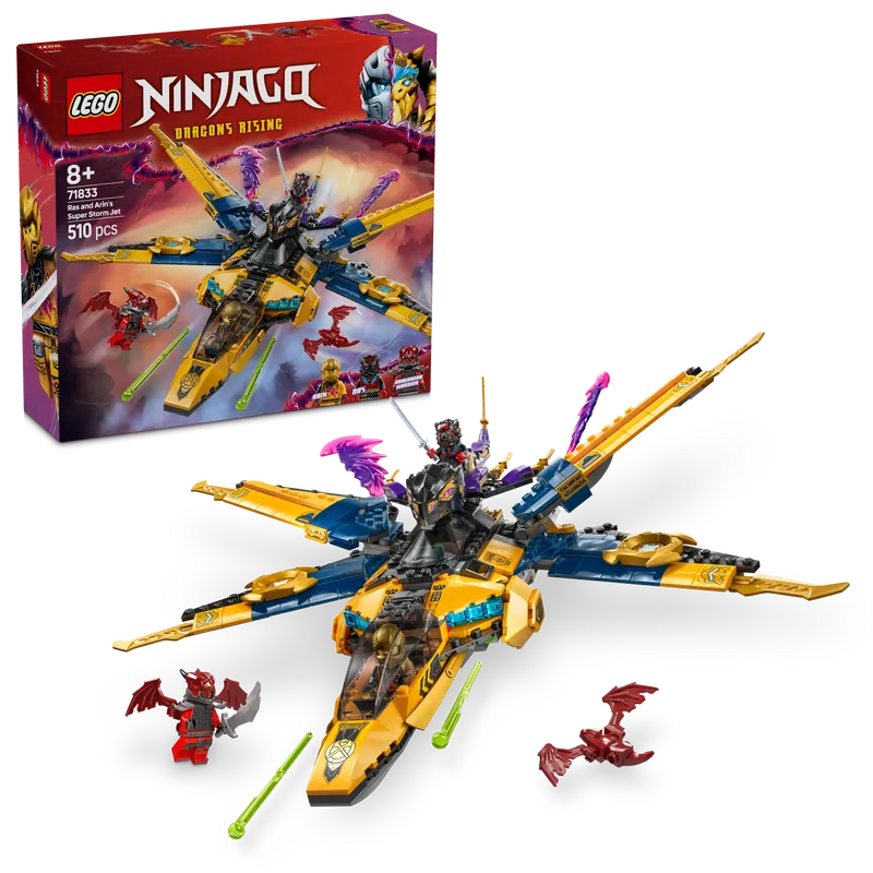 LEGO Ras &amp; Arin's Super Storm Plane 71833 Ninjago (Pre-Order: January)