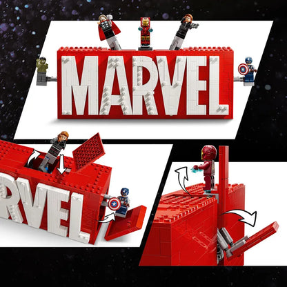 LEGO Marvel logo en figuren 76313 Superheroes