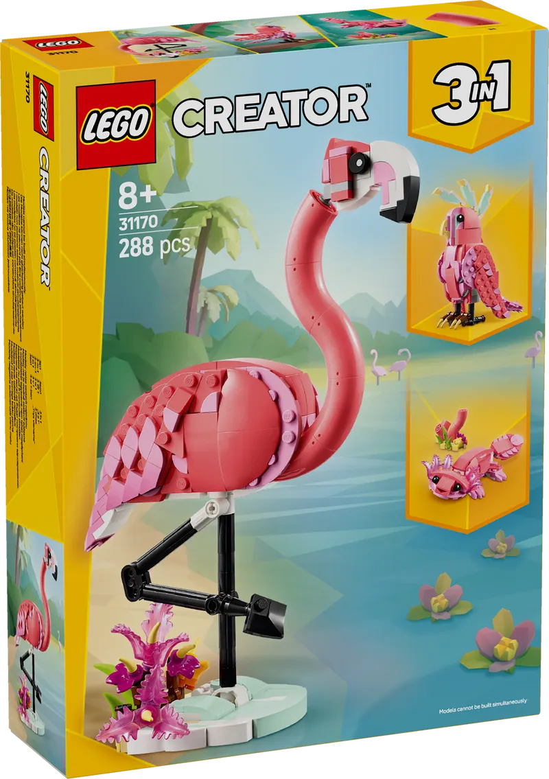 LEGO Wild Animals Pink Flamingo 31170 Creator