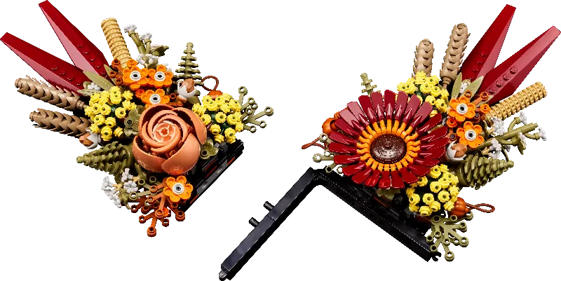 LEGO 10314 Gedroogde bloemen tafelstuk&nbsp;

Laat je creativiteit bloeien met het LEGO Icons Bloemenstuk met Gedroogde Bloemen (10314)! Bouw een prachtige interieurdecoratie in herfstkleuren, geïnspireerd op de natuur.