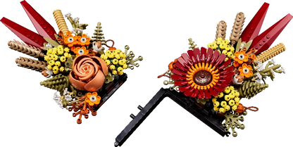 LEGO 10314 Gedroogde bloemen tafelstuk&nbsp;

Laat je creativiteit bloeien met het LEGO Icons Bloemenstuk met Gedroogde Bloemen (10314)! Bouw een prachtige interieurdecoratie in herfstkleuren, geïnspireerd op de natuur.