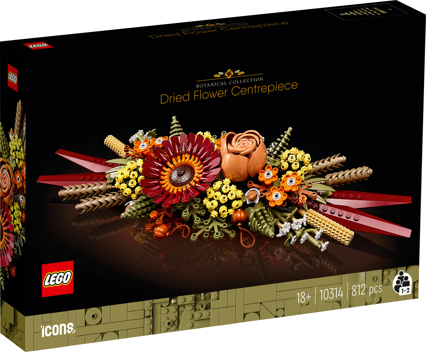 LEGO dried flower table piece 10314 Icons