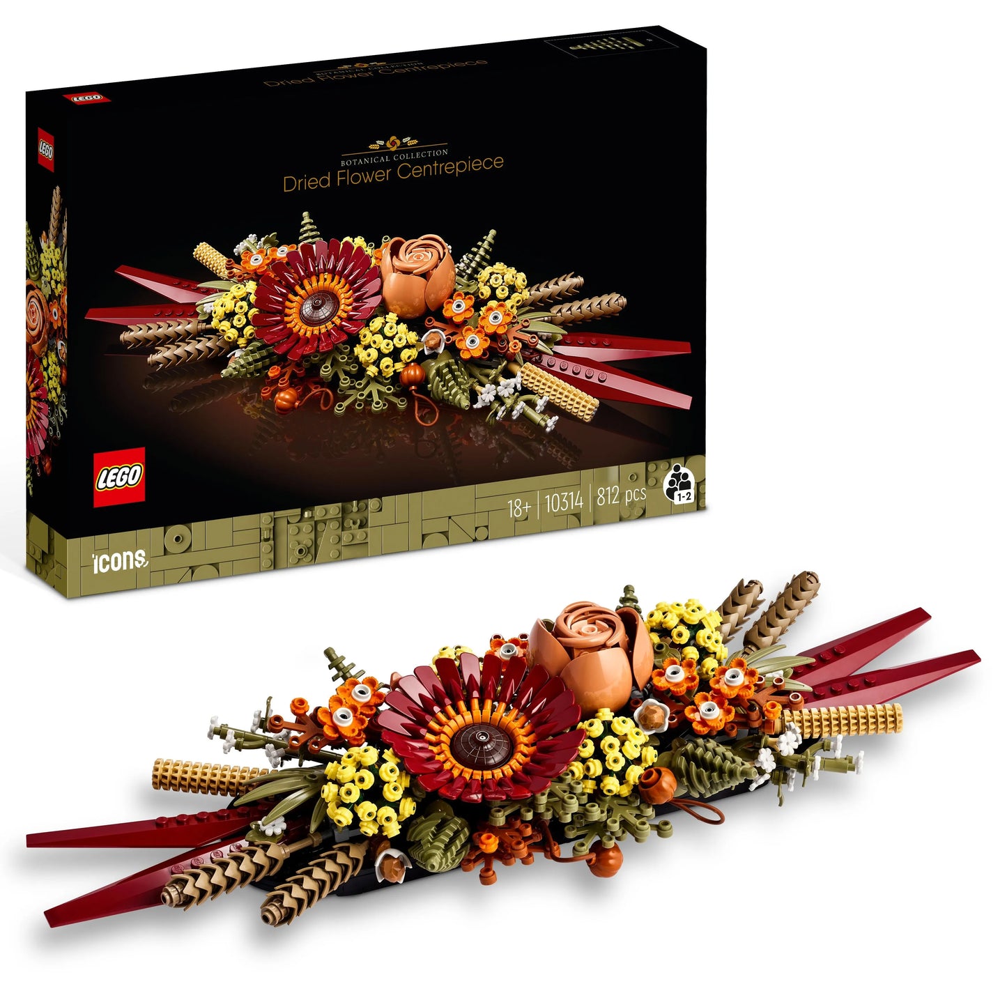 LEGO dried flower table piece 10314 Icons