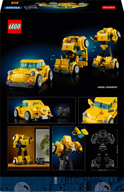 LEGO Bumblebee from Transformers 10338 Icons