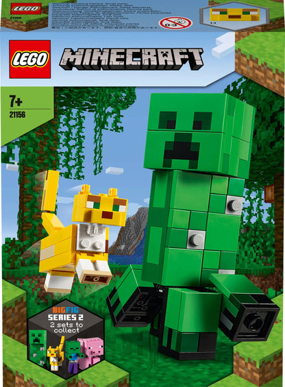 LEGO BigFig Creeper and Ocelot 21156 Minecraft