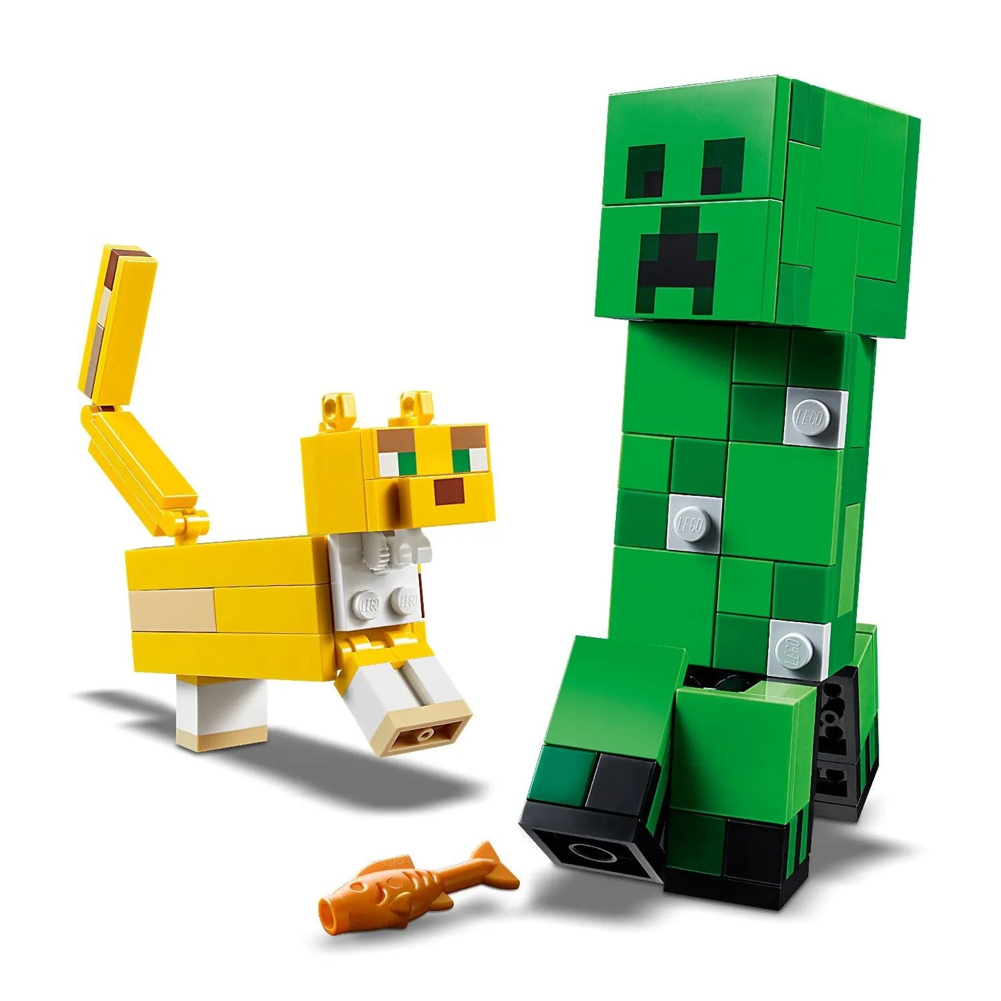 LEGO BigFig Creeper and Ocelot 21156 Minecraft