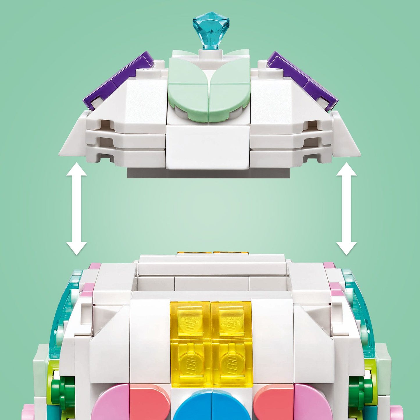 LEGO Paasei Versieren Paasdecoratie en Bouwpakket met Speelgoed voor Kinderen 40816