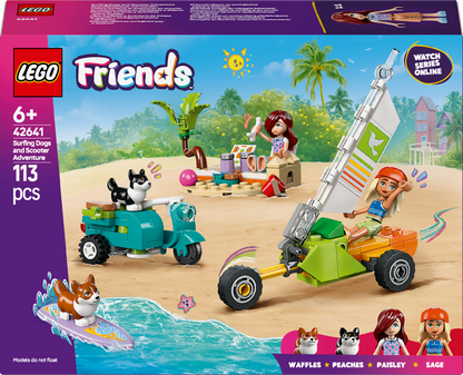 LEGO Surf & Scooter Fun with the Puppies 42641 Friends