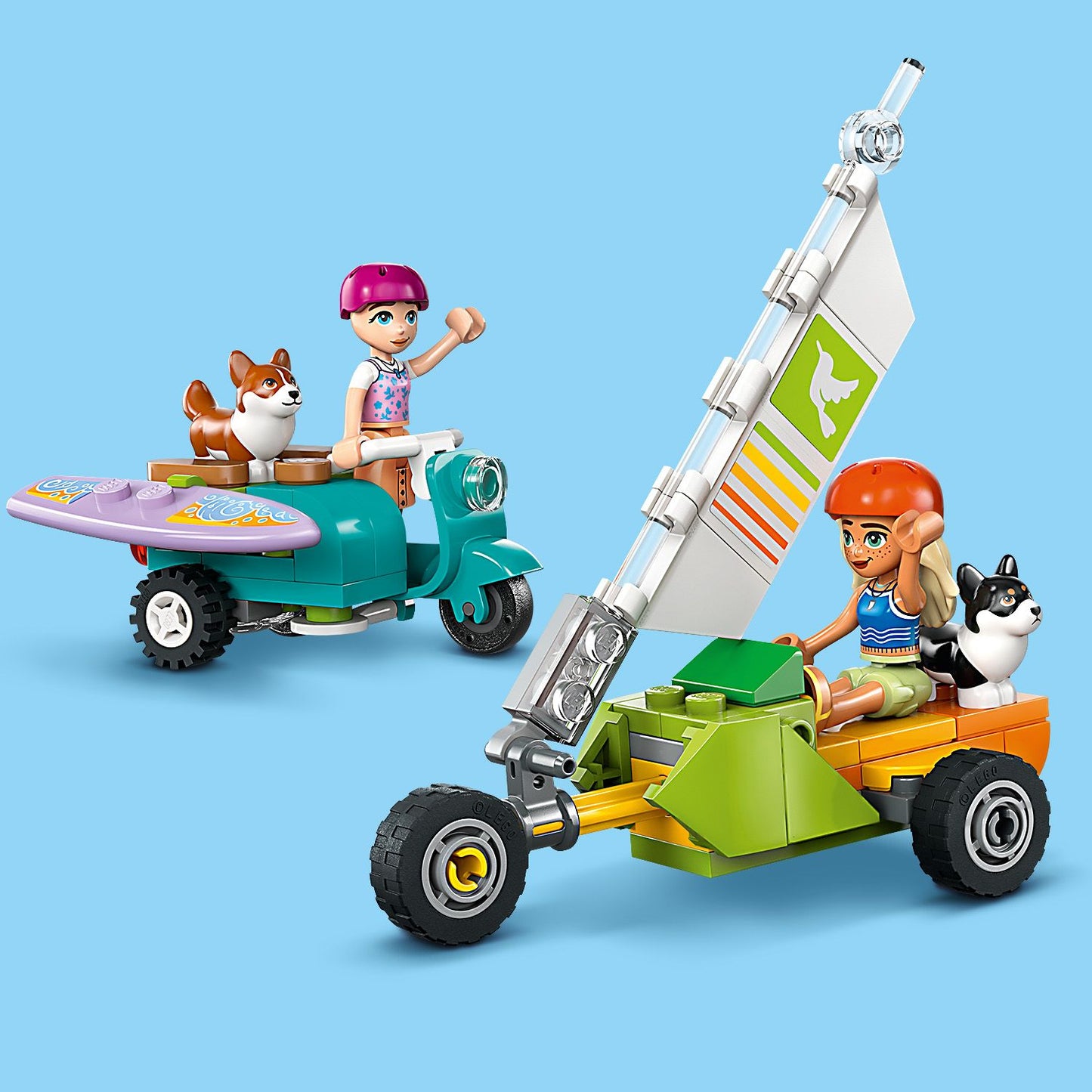 LEGO Surf & Scooter Fun with the Puppies 42641 Friends