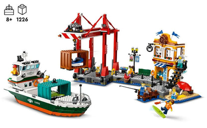 LEGO Harbor with freighter 60422 City