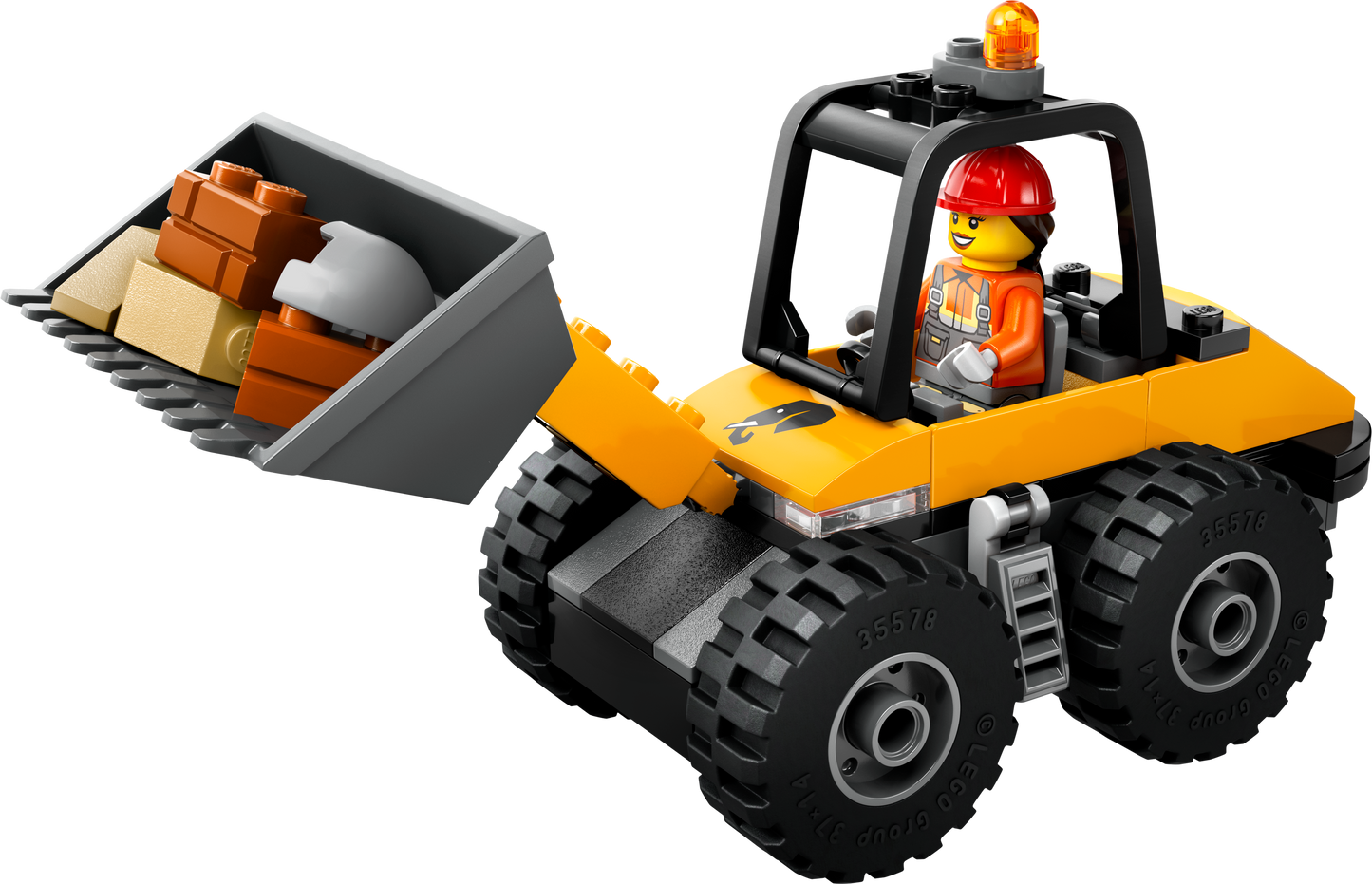 LEGO Yellow Wheel Loader Excavator 60450 City (Pre-Order: January 2025)