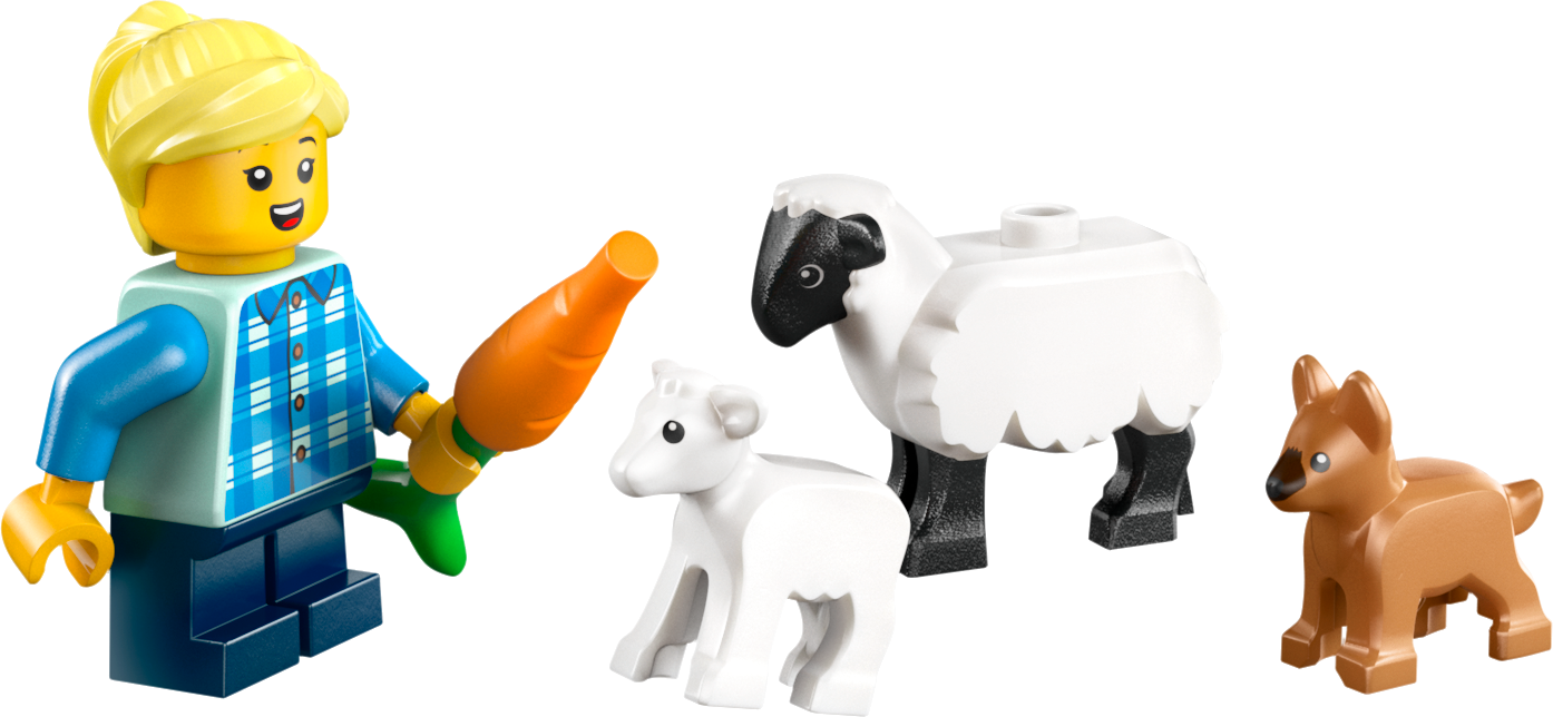 LEGO Red Tractor with Trailer and Sheep 60461 (Pre-Order: January 2025)
