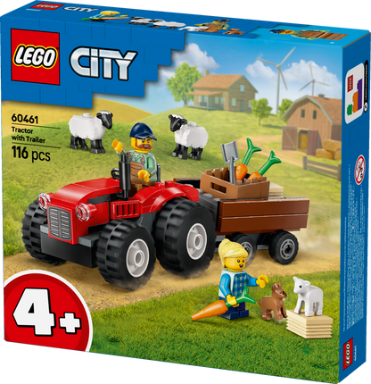 LEGO Red Tractor with Trailer and Sheep 60461 (Pre-Order: January 2025)
