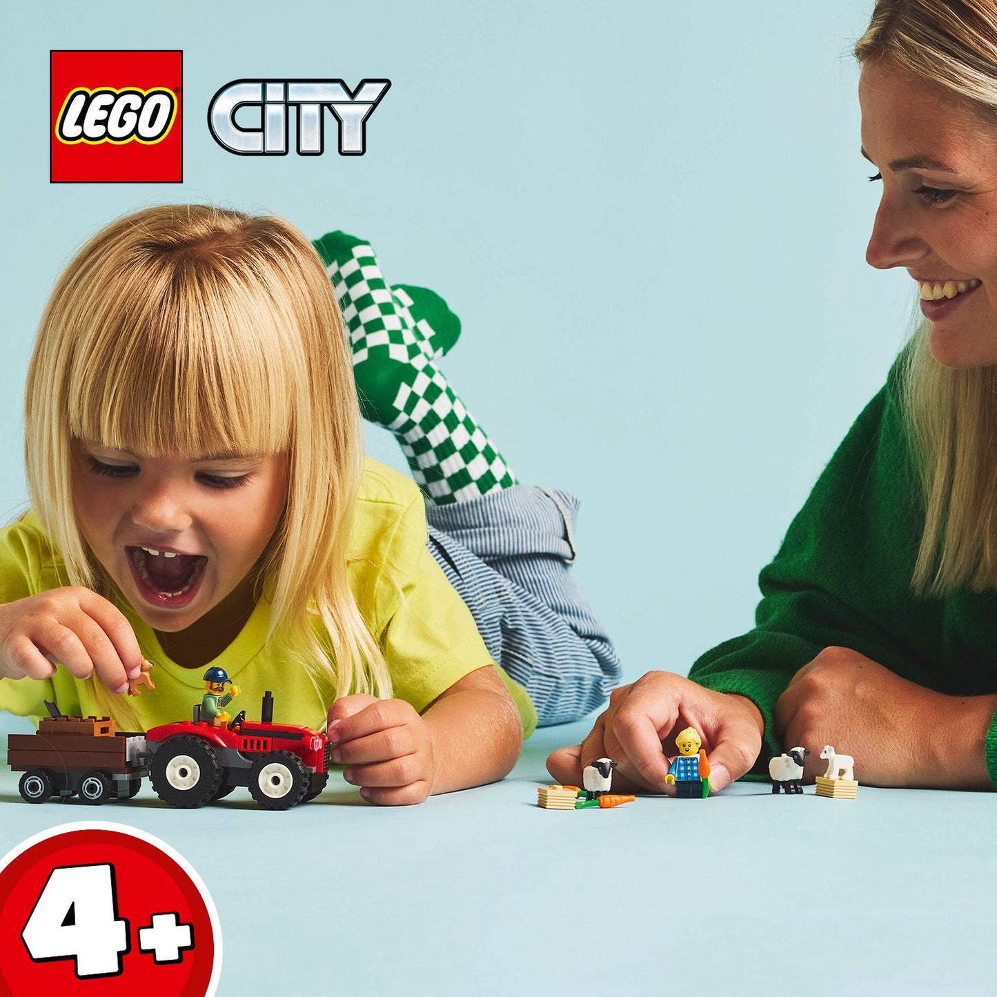 LEGO Red Tractor with Trailer and Sheep 60461 (Pre-Order: January 2025)