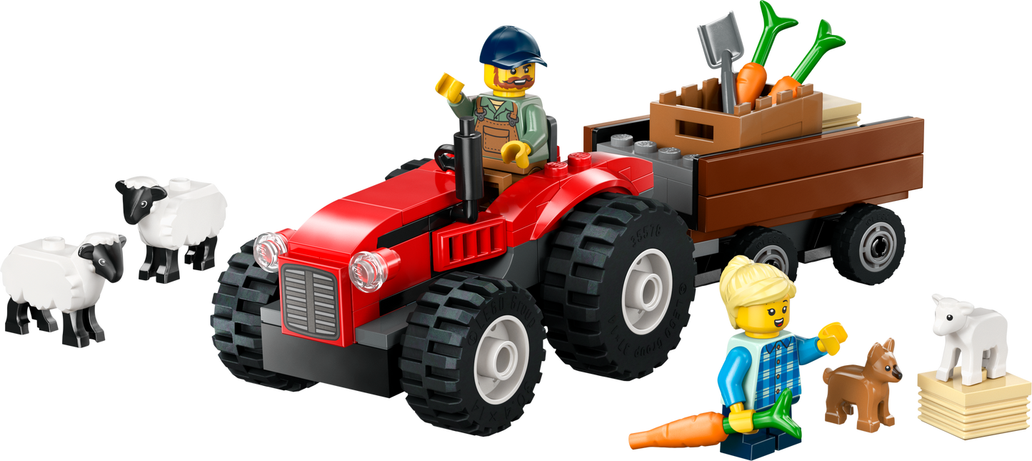 LEGO Red Tractor with Trailer and Sheep 60461 (Pre-Order: January 2025)