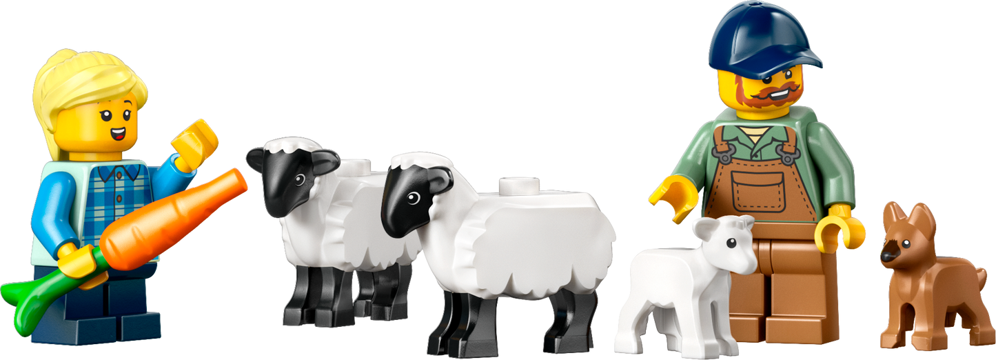 LEGO Red Tractor with Trailer and Sheep 60461 (Pre-Order: January 2025)