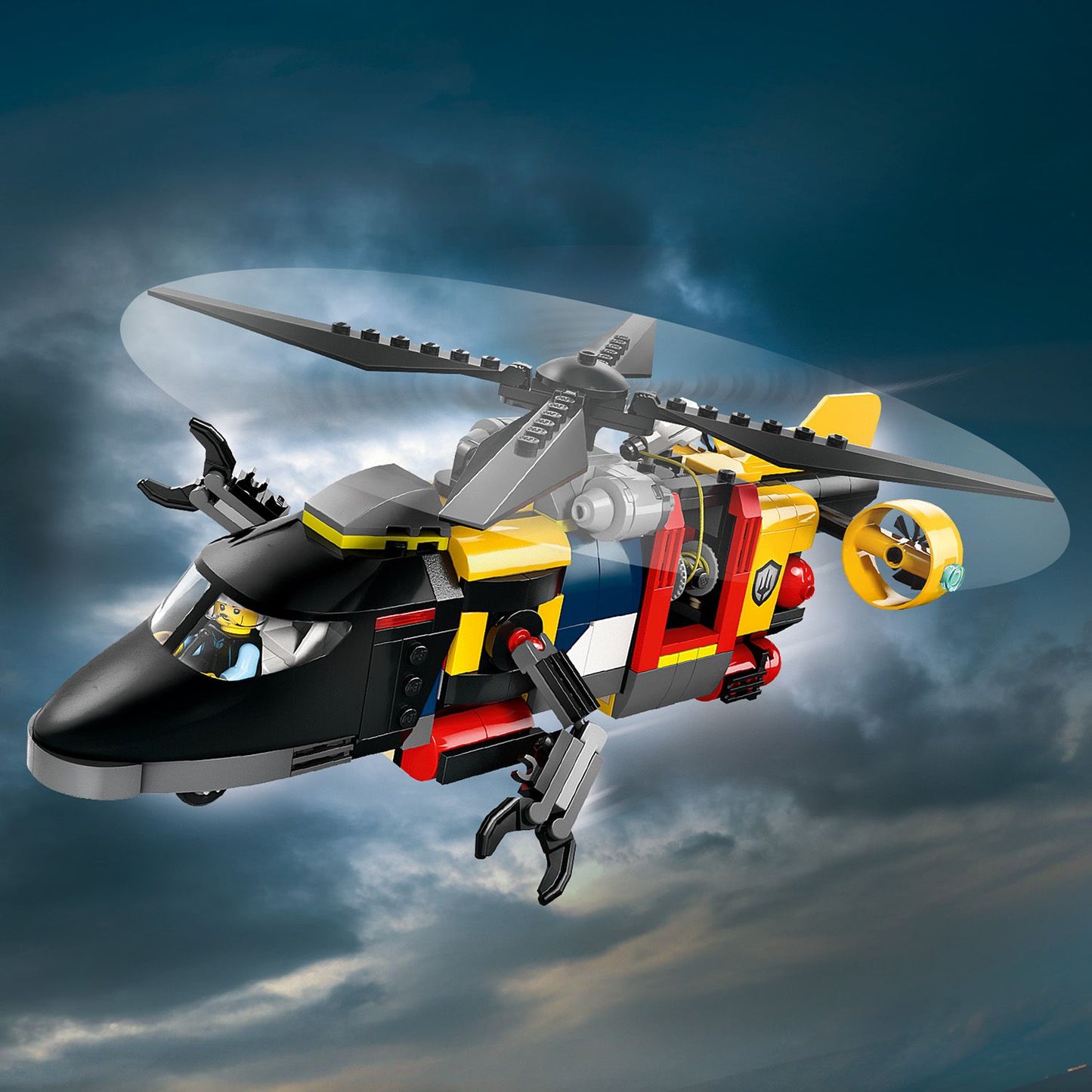 LEGO Helicopter, Fire Truck and Submarine 60462 City