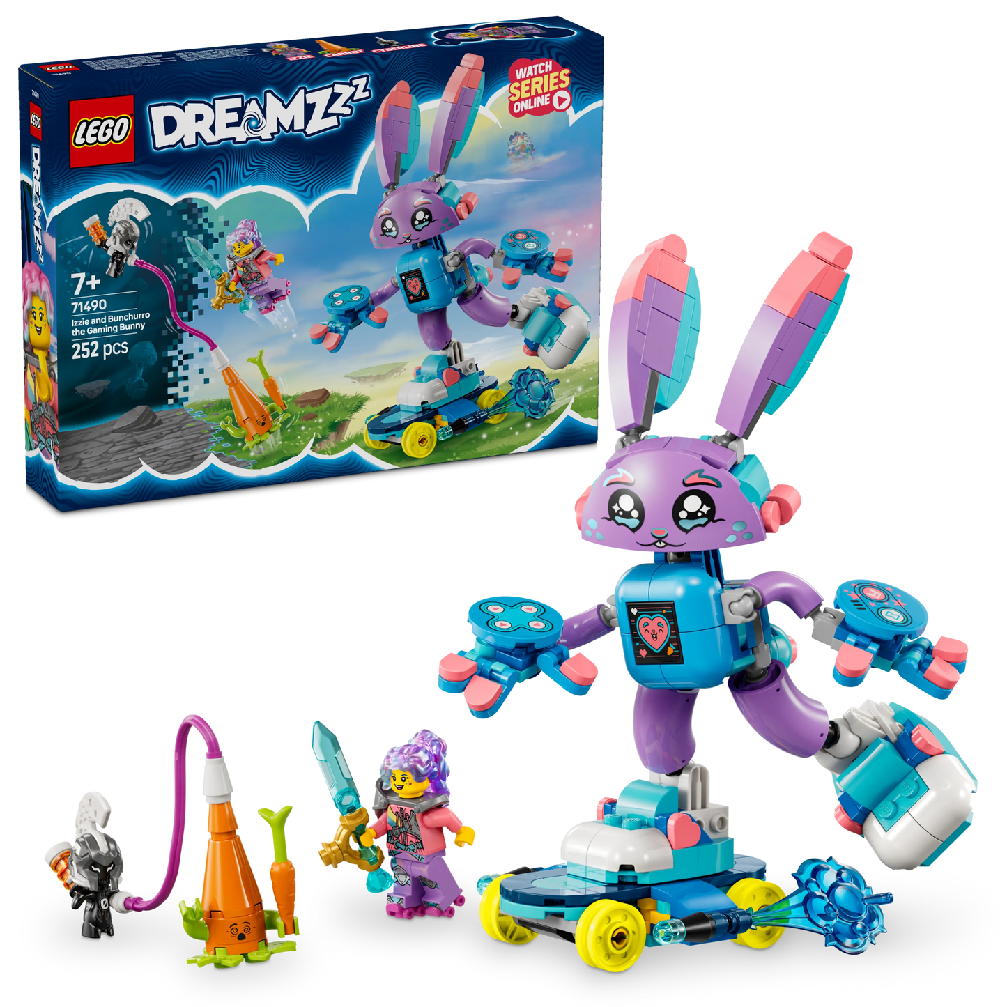 LEGO Izzi &amp; Bunchurro the Gaming Rabbit 71490 Dreamzzz (Pre-Order: January 2025)