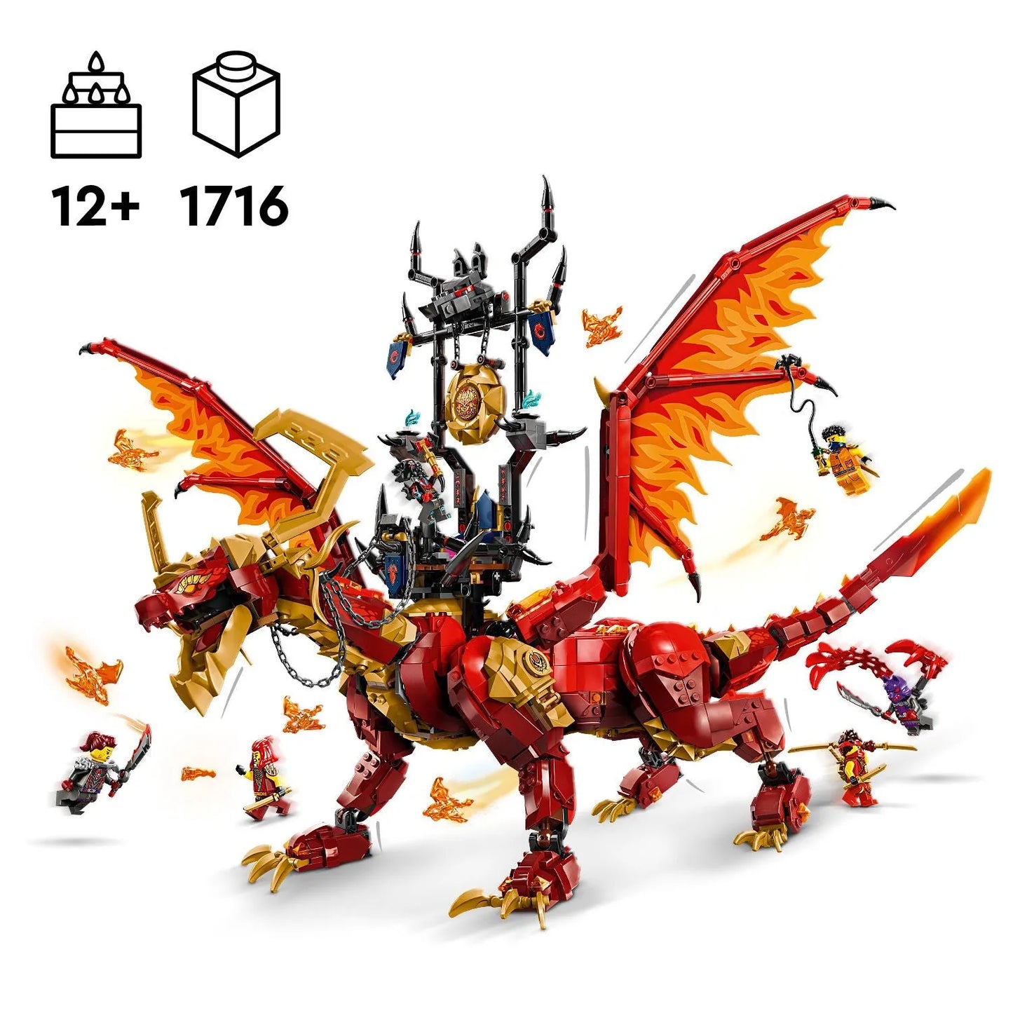 LEGO Source Dragon of Motion 71822 Ninjago