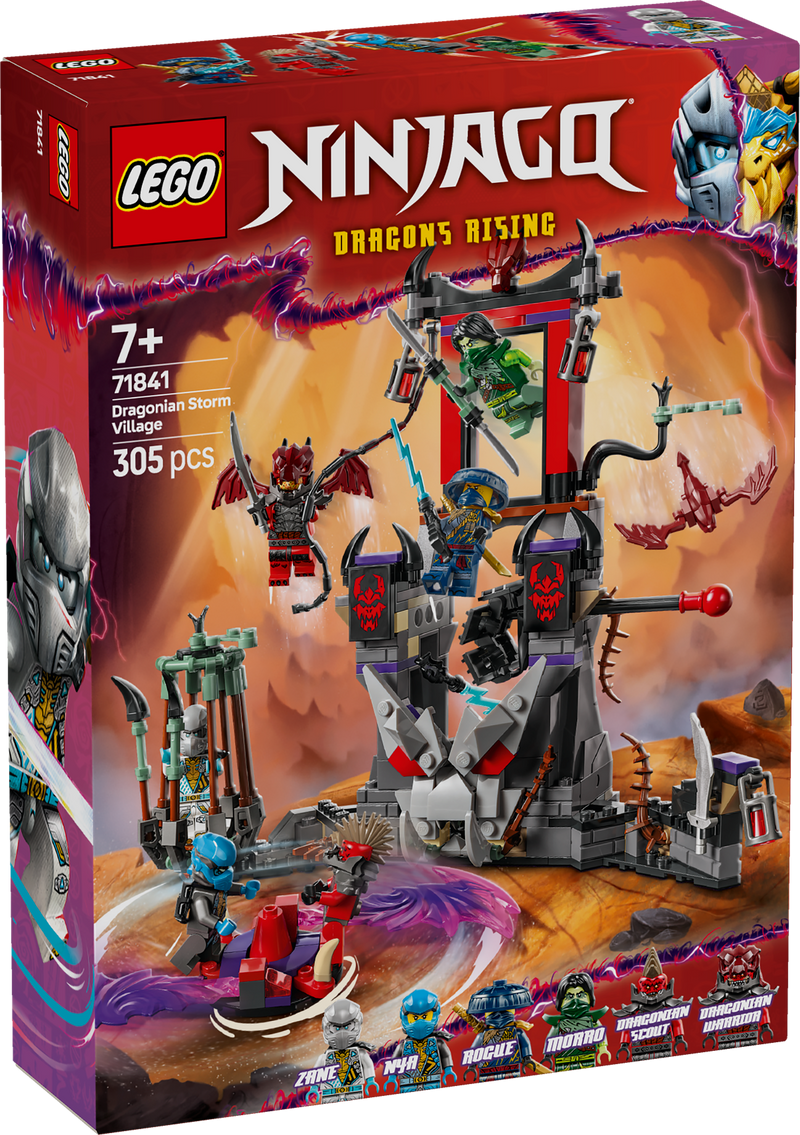 LEGO 71841 Draconian Village: Experience epic ninja adventures!
