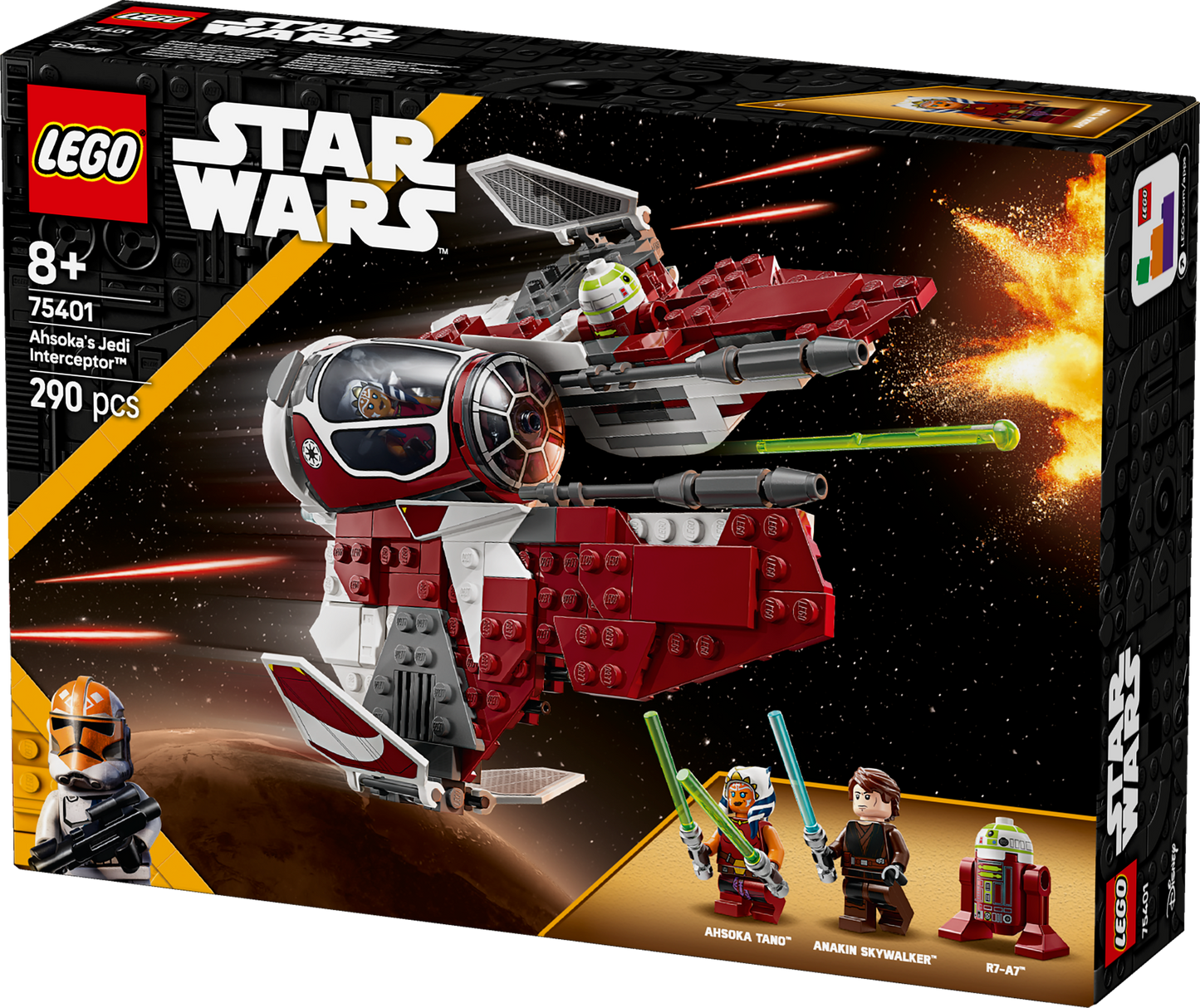 LEGO The Ahsoka Tano's Jedi Interceptor 75401 StarWars