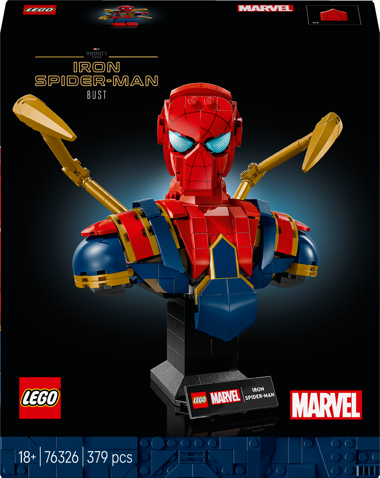LEGO Iron Spider-Man bust 76326 Superheroes
