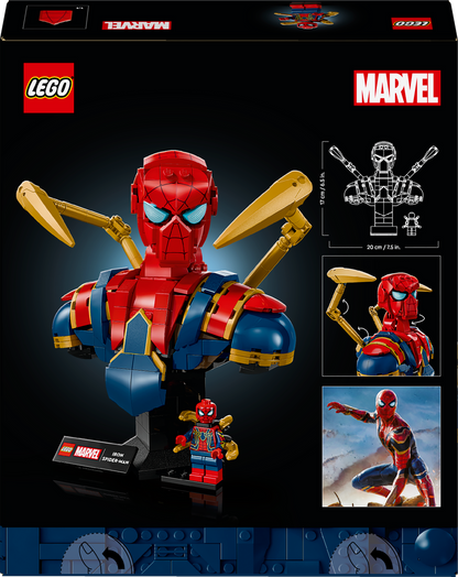 LEGO Iron Spider-Man buste 76326 Superheroes