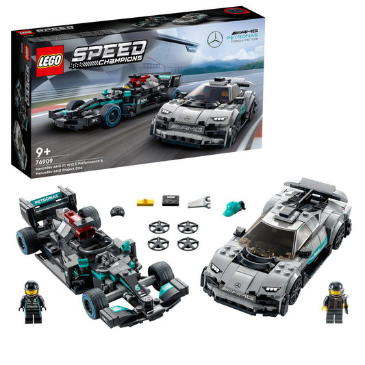 LEGO Mercedes-AMG Formula 1 W12 E Performance &amp; Mercedes-AMG Project One 76909 