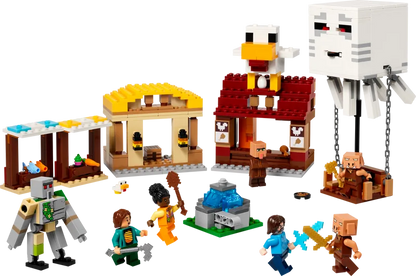 LEGO The Ghast Balloon Village Attack 21273 Minecraft