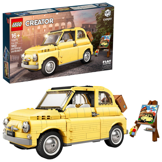 LEGO Fiat 500 geel 10271 Creator Expert