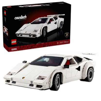 LEGO Lamborghini Countach 5000 Quattrovalvole (white) 10337 Icons