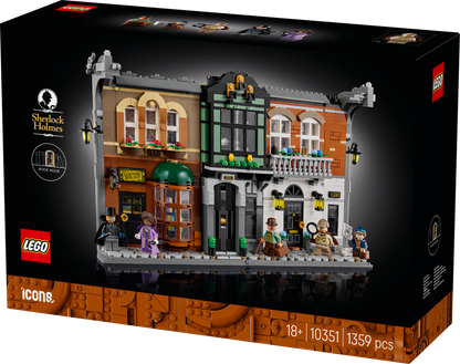 LEGO Sherlock Holmes Boekensteun 10351 Icons (Pre-Order: juni)