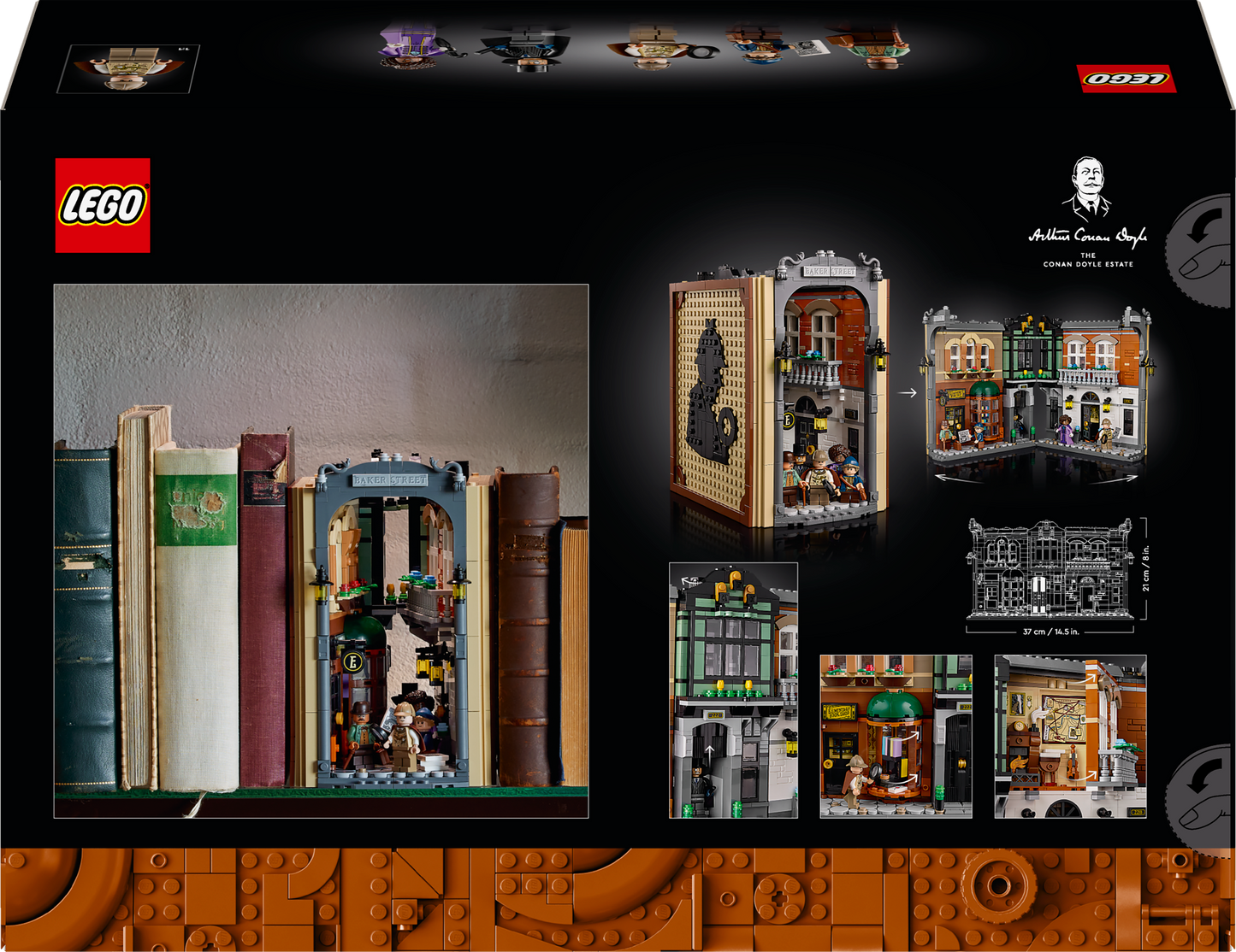 LEGO Sherlock Holmes Boekensteun 10351 Icons (Pre-Order: juni)