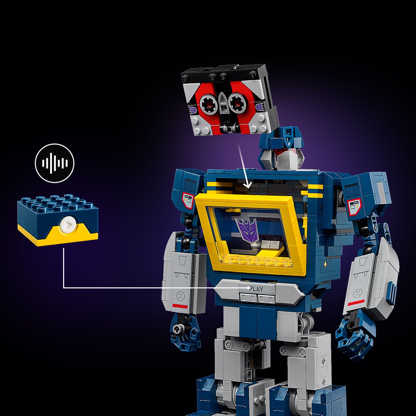 LEGO Transformers: Soundwave 10358 Icons (Pre-Order: 1 oktober)