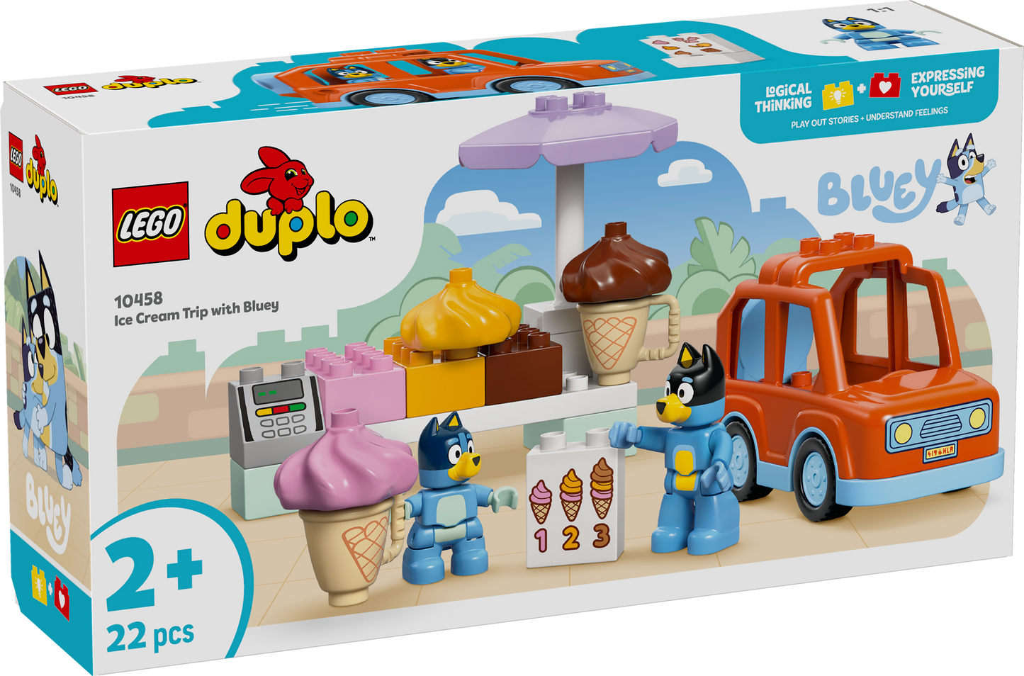LEGO Een ijsje halen met Bluey 10458 DUPLO Bluey