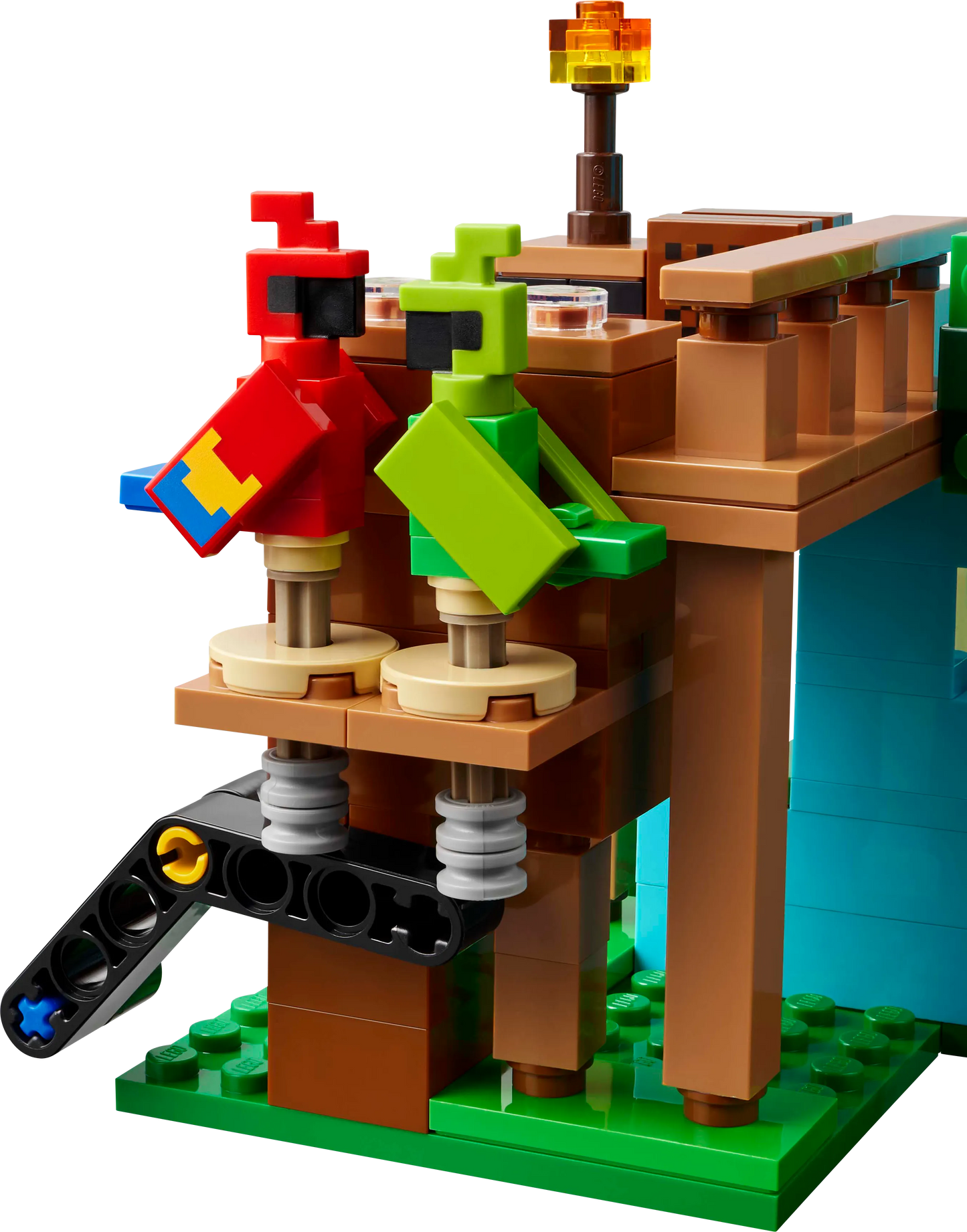 LEGO De papegaaienhuizen 21282 Minecraft