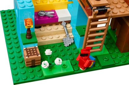LEGO De papegaaienhuizen 21282 Minecraft