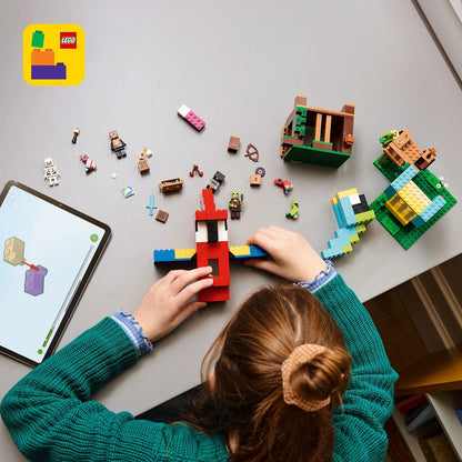 LEGO De papegaaienhuizen 21282 Minecraft