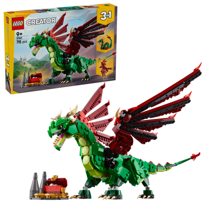 LEGO Medieval Dragon 31161 Creator 3-in-1 (Pre-Order: January 2025)