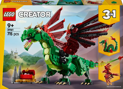 LEGO Medieval Dragon 31161 Creator 3-in-1 (Pre-Order: January 2025)