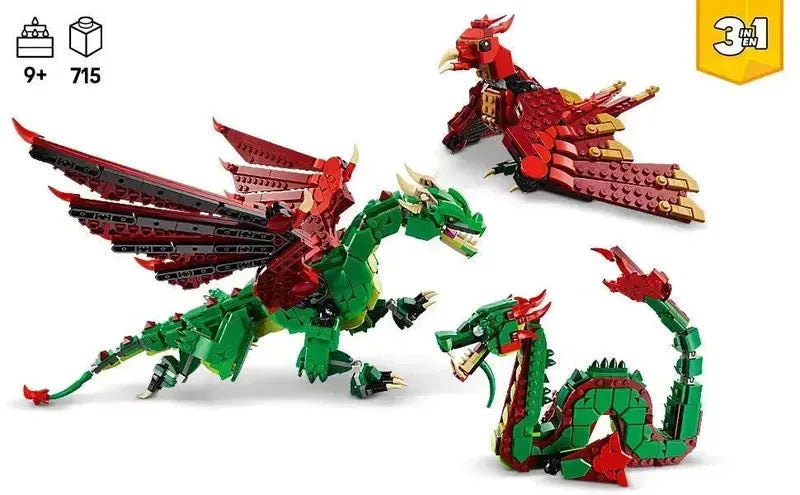 LEGO Middeleeuwse Draak 31161 Creator 3-in-1