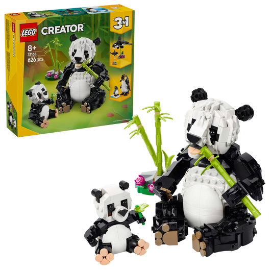 LEGO Wilde dieren: Pandafamilie 31165 Creator 3-in-1