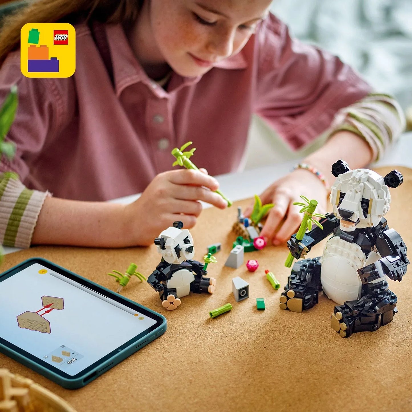 LEGO Wilde dieren: Pandafamilie 31165 Creator 3-in-1