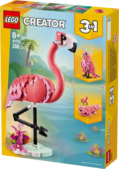 LEGO Wild Animals Pink Flamingo 31170 Creator (Pre-Order: March 2025)