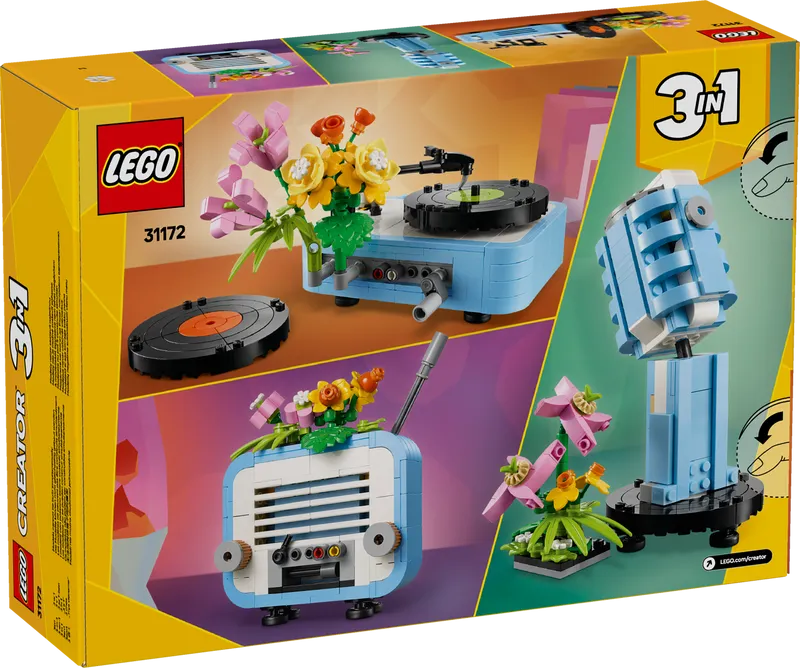 LEGO Platenspeler met bloemen 31172 Creator